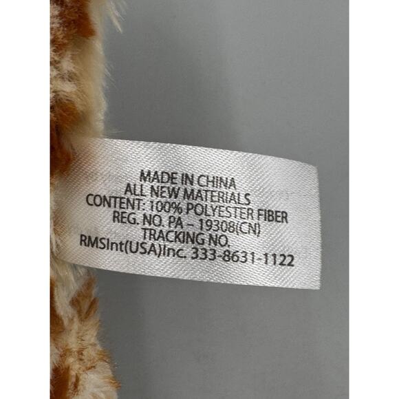 Plush Bobcat Cheetah Lynx Spotted Stuffed Animal 11” Pink Nose - Picture 7 of 8